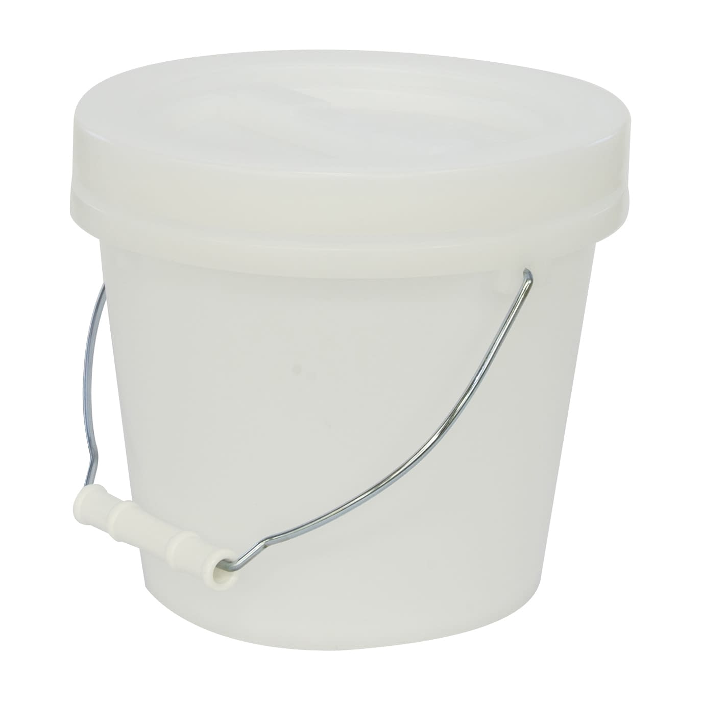 ポリ密閉容器(トスロン) 3L(ダブルカバー式) 医療廃棄物処理容器 10-3366-04 トスロン 3Lウチ・ソトブタツキ(188X177