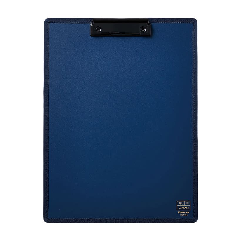 オールインクリップボード A4タテ バインダー 24-9877-01 キングジム 5985アオ(アオ)