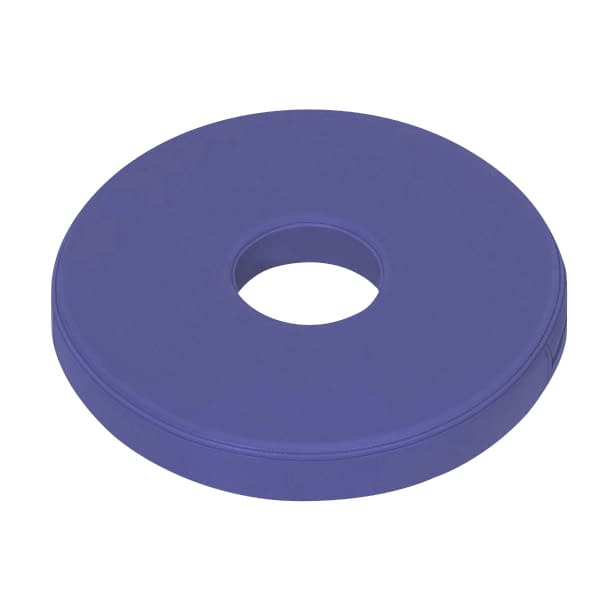 円座クッション 25-2849-0005 ビニルレザーライトブルー 高田ベッド製作所 TB-1449(40X5CM)