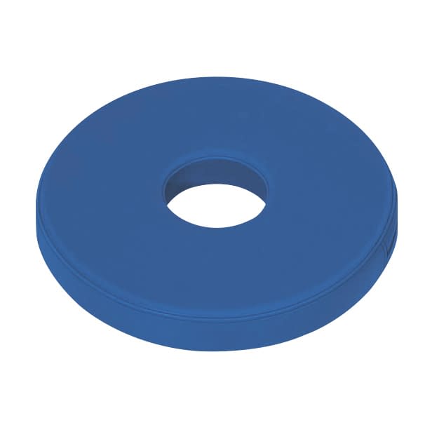 円座クッション 25-2849-0006 ビニルレザーメディブルー 高田ベッド製作所 TB-1449(40X5CM)