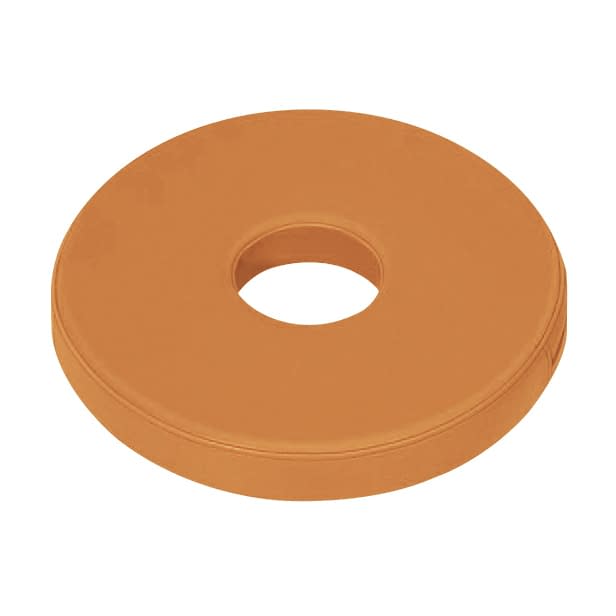 円座クッション 25-2849-0010 ビニルレザーオレンジ 高田ベッド製作所 TB-1449(40X5CM)