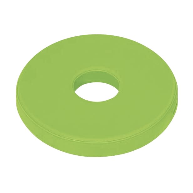 円座クッション 25-2849-0013 ビニルレザー抹茶 高田ベッド製作所 TB-1449(40X5CM)