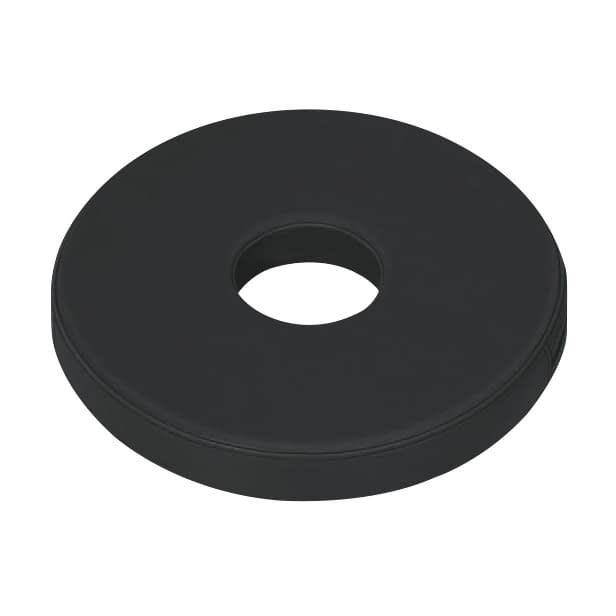 円座クッション 25-2849-0018 ビニルレザー黒 高田ベッド製作所 TB-1449(40X5CM)