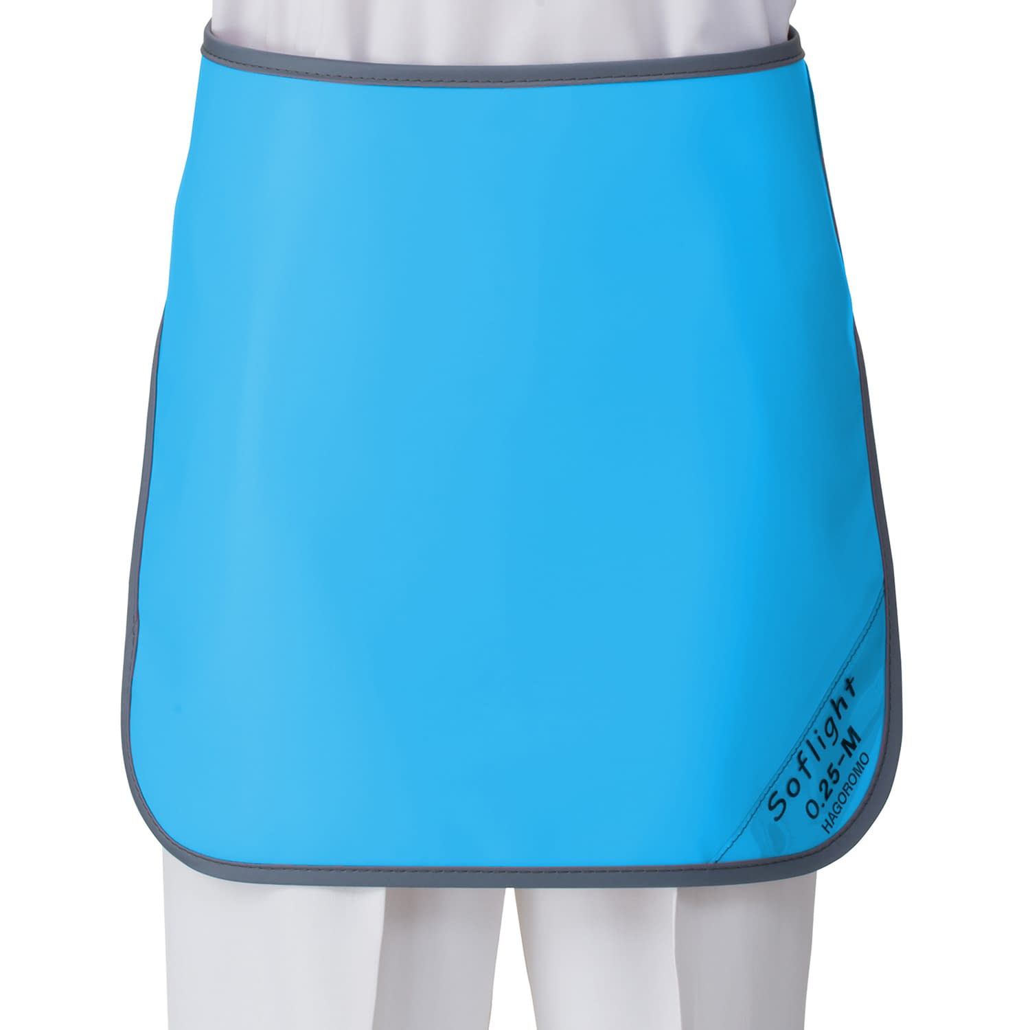 防護スカート ワイドマジックベルト式 02-4685-0002 ブルー マエダ SLSM-35S (ソフライト)