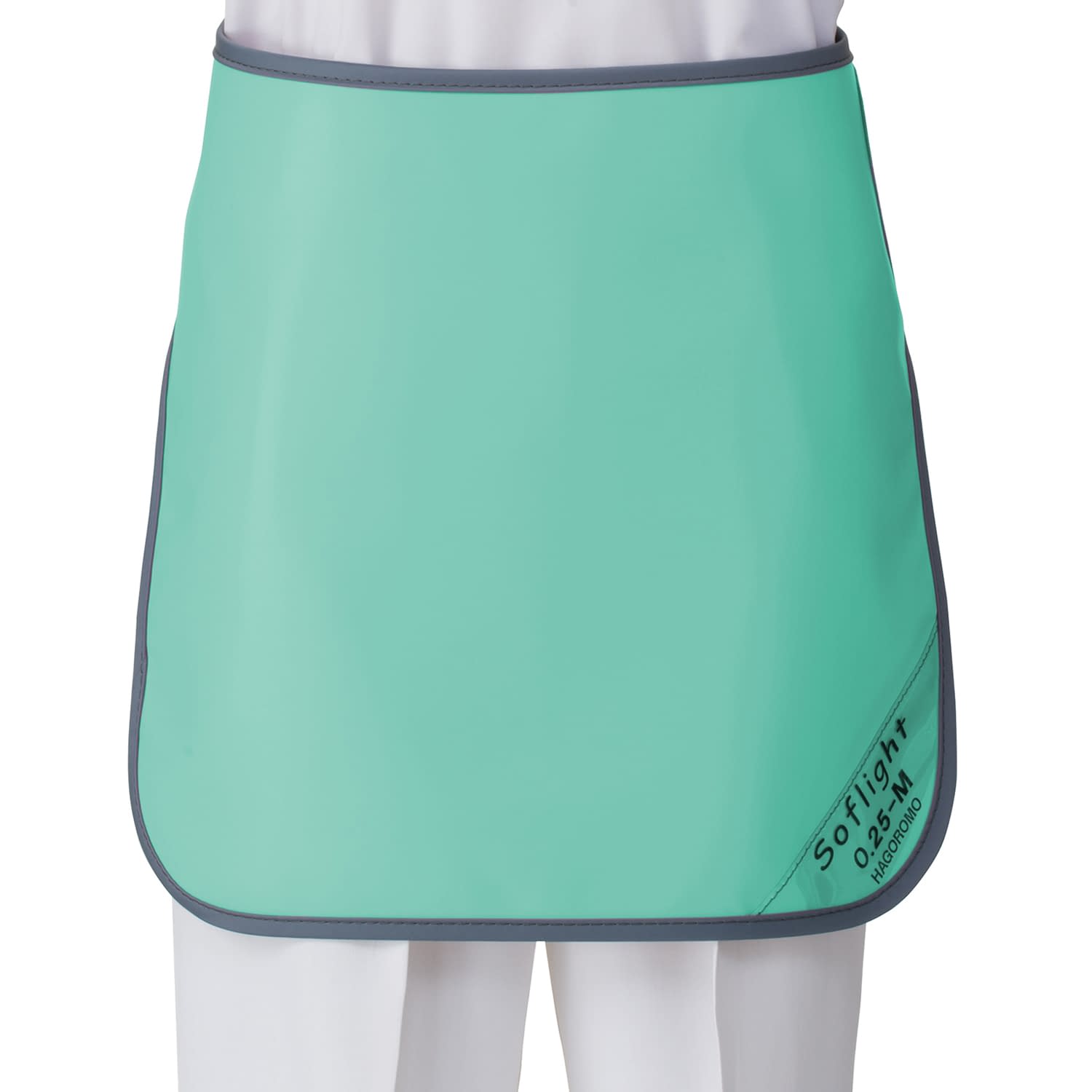 防護スカート ワイドマジックベルト式 02-4685-0203 グリーン マエダ SLSM-35L (ソフライト)