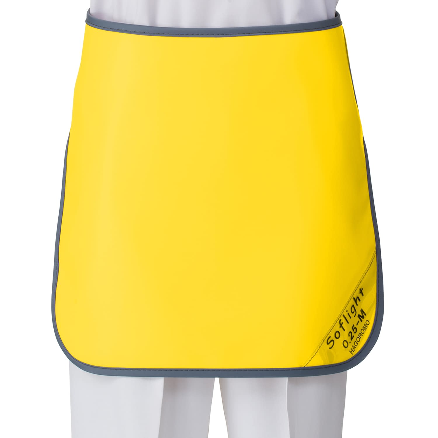 防護スカート ワイドマジックベルト式 02-4685-0204 イエロー マエダ SLSM-35L (ソフライト)