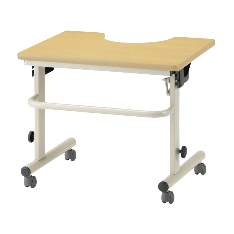 医療施設向けテーブル 25-3048-01 ニシキ工業 YG-8060(ミディアムウッド)