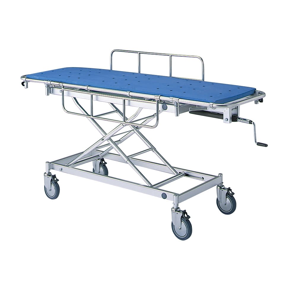 アルミ軽量ストレッチャー(ハイロー型 01-3621-00 松永製作所 AL-SUD(シャワーヨウ)