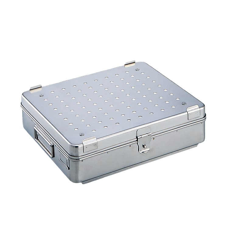 中材用角型カスト(フィルター式)中 03-3060-02 松本製器 M-35F(32.5X26X8.5CM)