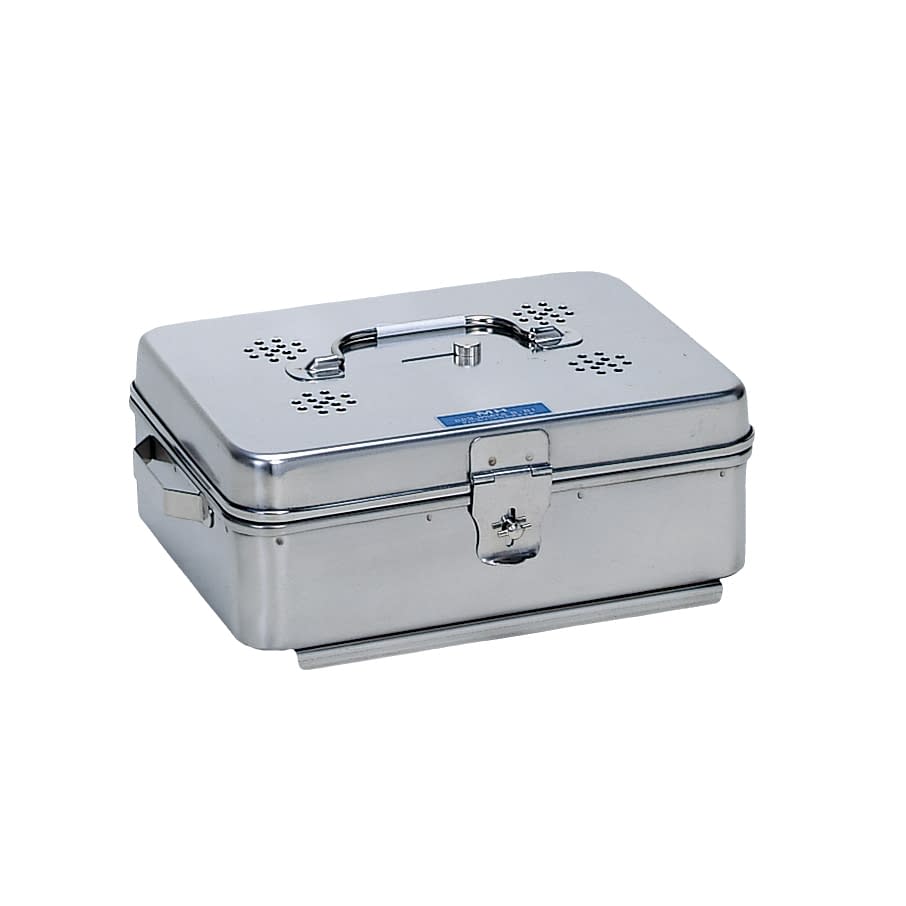 卓上オートクレーブ用角カスト(小) 03-3185-01 松本製器 M-41-BS(24X18X7CM)