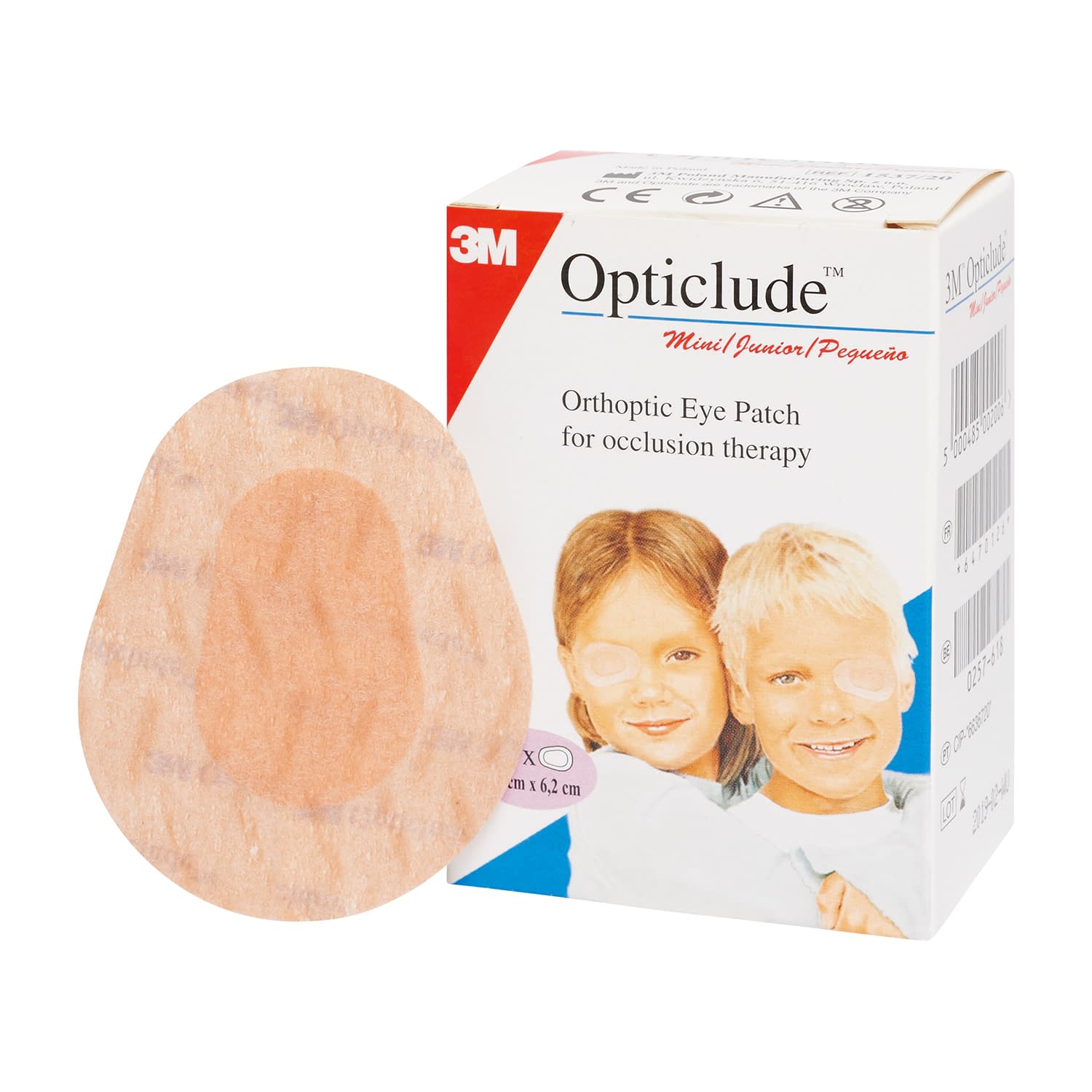 オプティクルードアイパッチ ジュニアサイズ 眼帯 25-4997-01 スリーエムジャパン 1537(ジュニア)20マイ