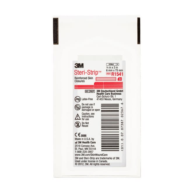 ステリストリップスタンダード 皮膚接合用テープ 24-9498-01 スリーエムジャパン R1541(6X75)3ホンX50フクロ