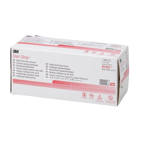 ステリストリップスキントーン 皮膚接合用テープ 25-3103-00 スリーエムジャパン B1551(6X75)3ホンX50フクロ
