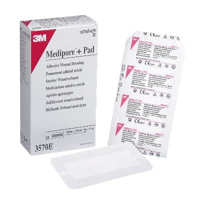 メディポアプラスパッドドレッシング ドレッシング材 25-3579-04 スリーエムジャパン 3570E(10X20CM)25マイ