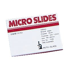 スライドグラス 水縁磨フロスト 10-2749-09 武藤化学 1106(100マイ)