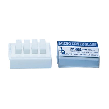 カバーグラス(オート用) 10-2745-00 武藤化学 18182(18X18MM)2000マイ