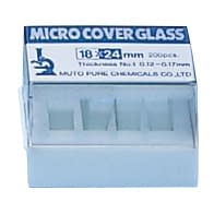 カバーグラス(オート用) 10-2745-01 武藤化学 18242(18X24MM)1000マイ