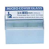 カバーグラス(オート用) 10-2745-04 武藤化学 24322(24X32MM)1000マイ