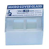 カバーグラス(オート用) 10-2745-08 武藤化学 24402(24X40MM)1000マイ