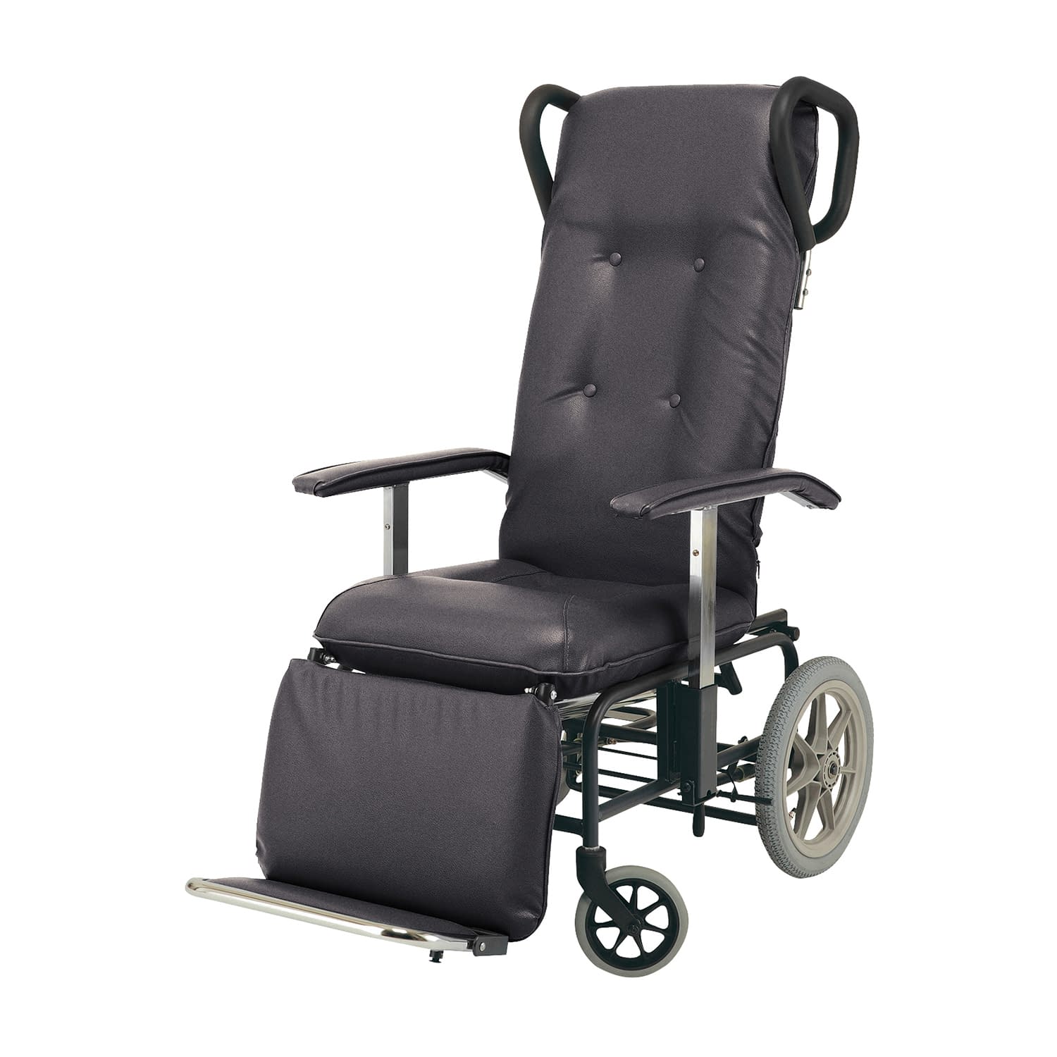 車いす フルリクライニングカームF 車椅子 20-5800-0001 ブラウン 睦三 NO.228