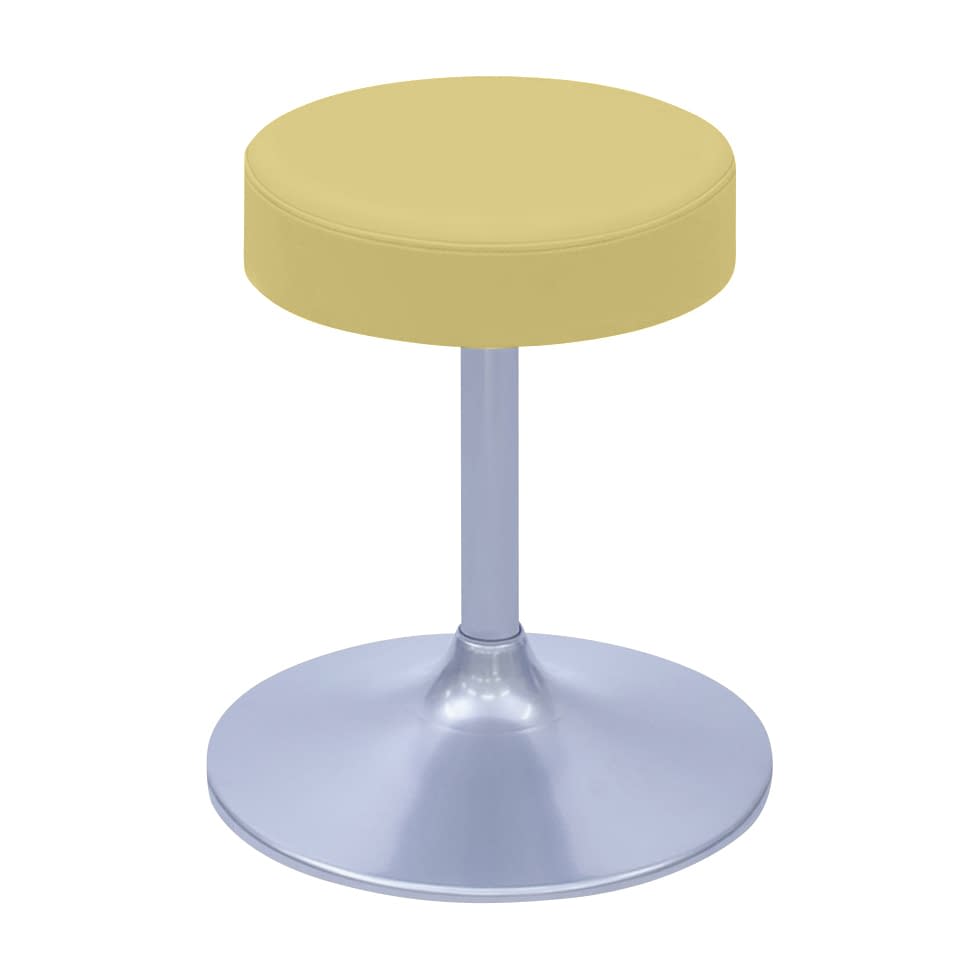 A型クランケチェアー φ360mm 24-9894-0003 ビニルレザーアイボリー 高田ベッド製作所 TB-1562-01(H350)