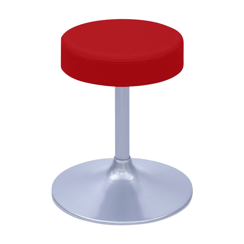 A型クランケチェアー φ360mm 24-9894-0008 ビニルレザーレッド 高田ベッド製作所 TB-1562-01(H350)