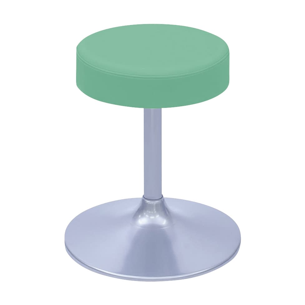 A型クランケチェアー φ360mm 24-9894-0011 ビニルレザーライトグリーン 高田ベッド製作所 TB-1562-01(H350)