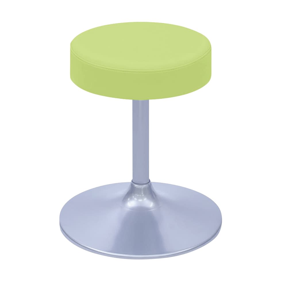 A型クランケチェアー φ360mm 24-9894-0012 ビニルレザーライムグリーン 高田ベッド製作所 TB-1562-01(H350)