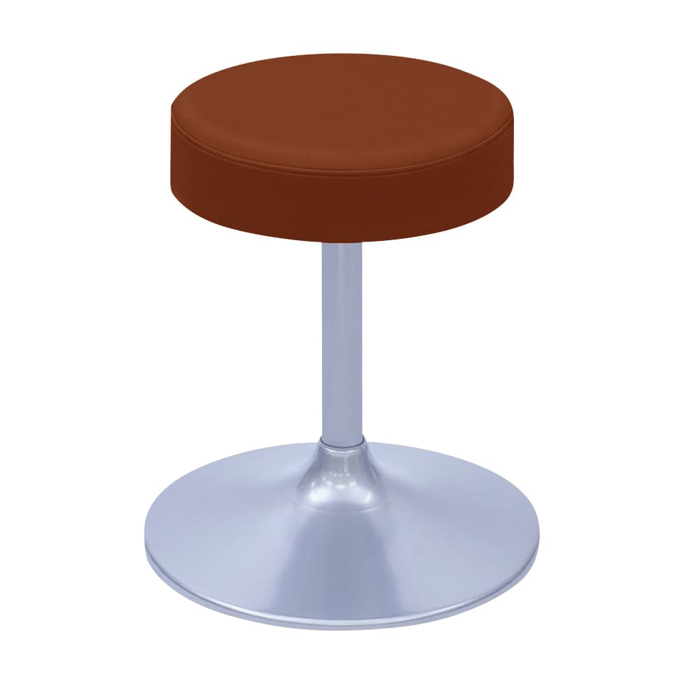 A型クランケチェアー φ360mm 24-9894-0016 ビニルレザーライトブラウン 高田ベッド製作所 TB-1562-01(H350)