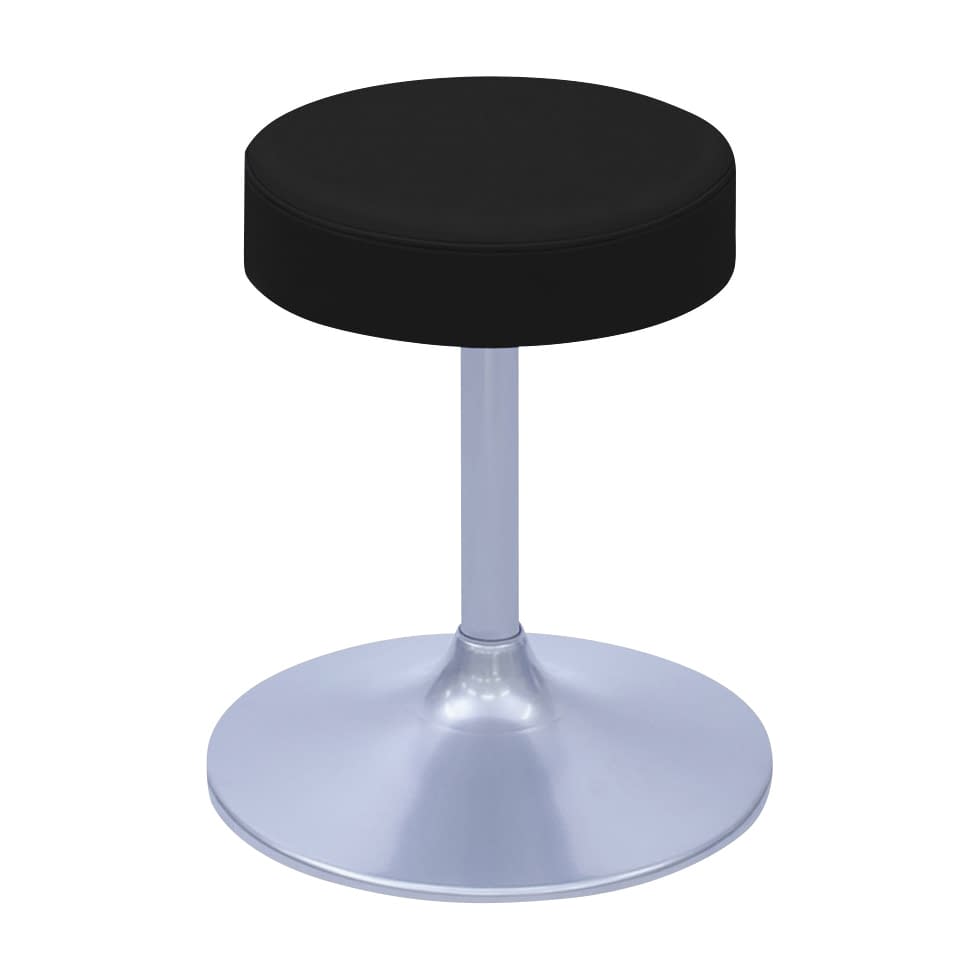 A型クランケチェアー φ360mm 24-9894-0018 ビニルレザー黒 高田ベッド製作所 TB-1562-01(H350)