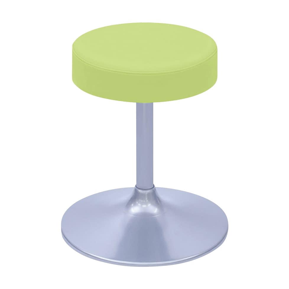 A型クランケチェアー φ360mm 24-9895-0012 ビニルレザーライムグリーン 高田ベッド製作所 TB-1562-01(H400)