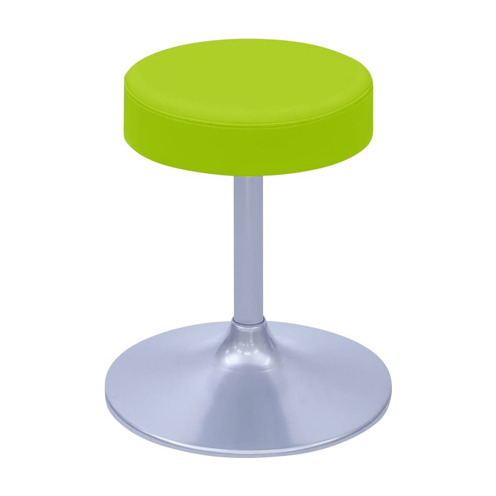 A型クランケチェアー φ360mm 24-9895-0013 ビニルレザー抹茶 高田ベッド製作所 TB-1562-01(H400)