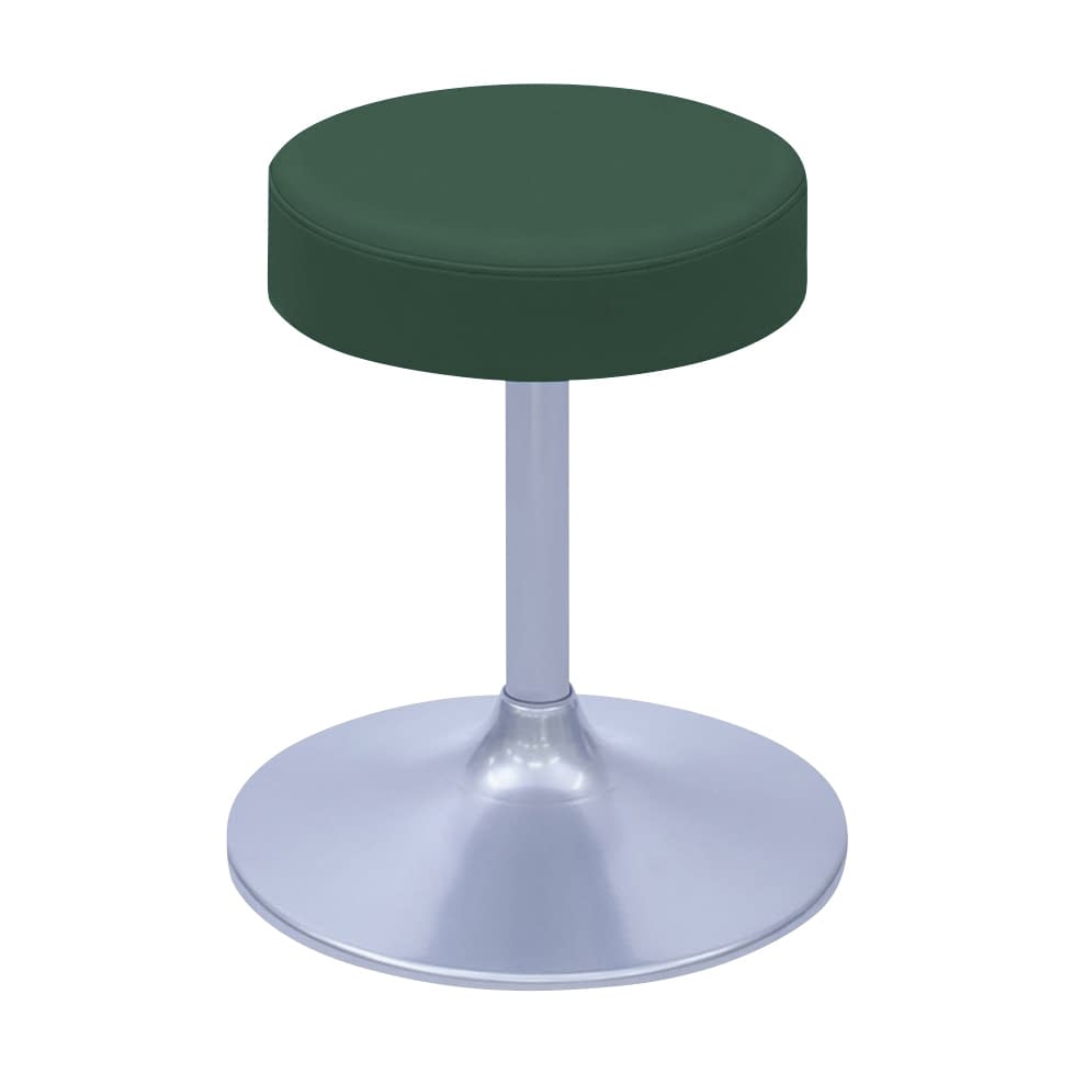 A型クランケチェアー φ360mm 24-9895-0014 ビニルレザーメディグリーン 高田ベッド製作所 TB-1562-01(H400)