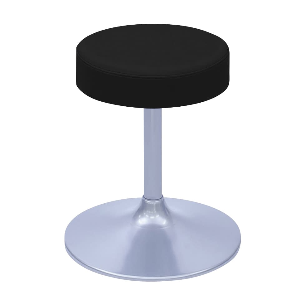 A型クランケチェアー φ360mm 24-9895-0018 ビニルレザー黒 高田ベッド製作所 TB-1562-01(H400)