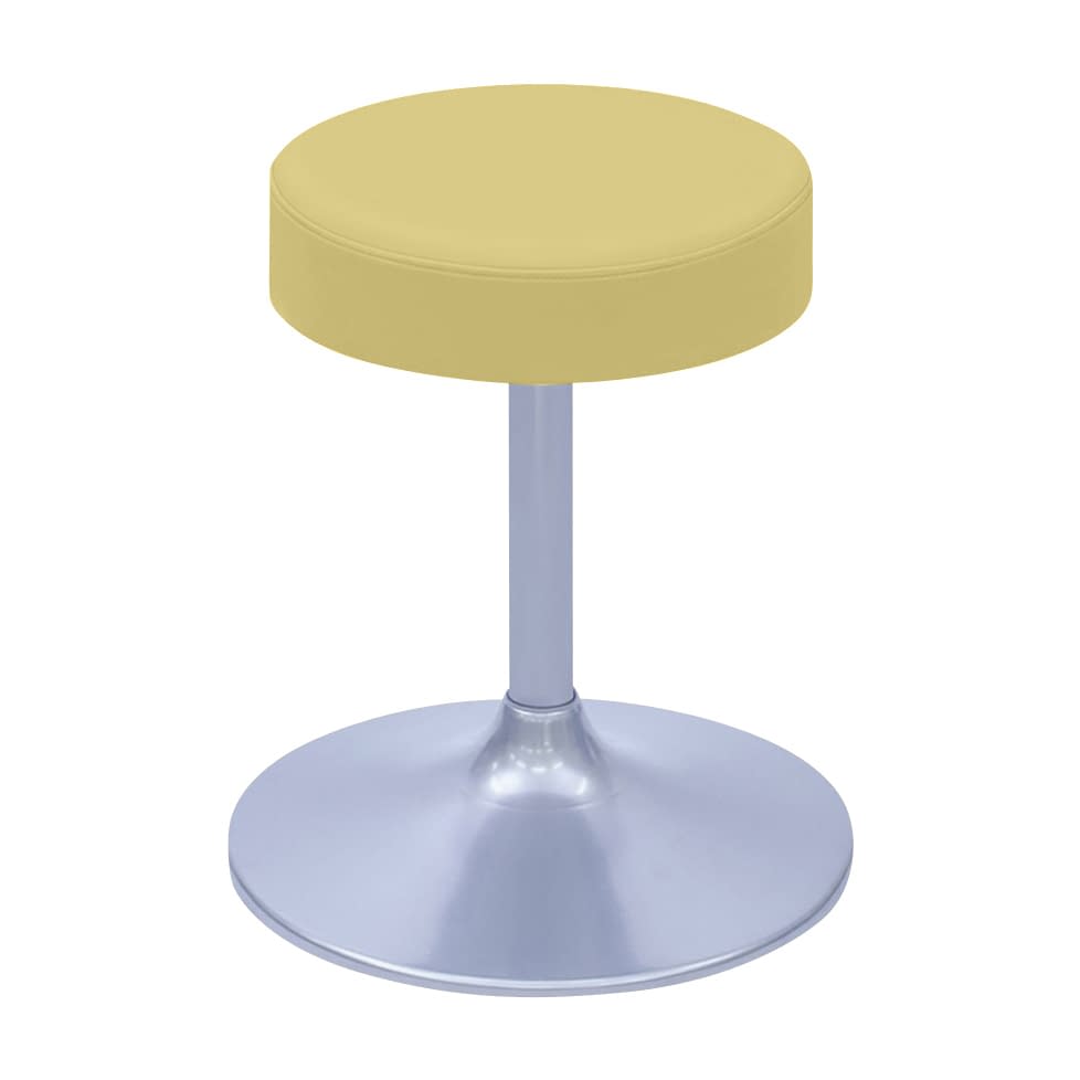 A型クランケチェアー φ360mm 24-9896-0003 ビニルレザーアイボリー 高田ベッド製作所 TB-1562-01(H450)