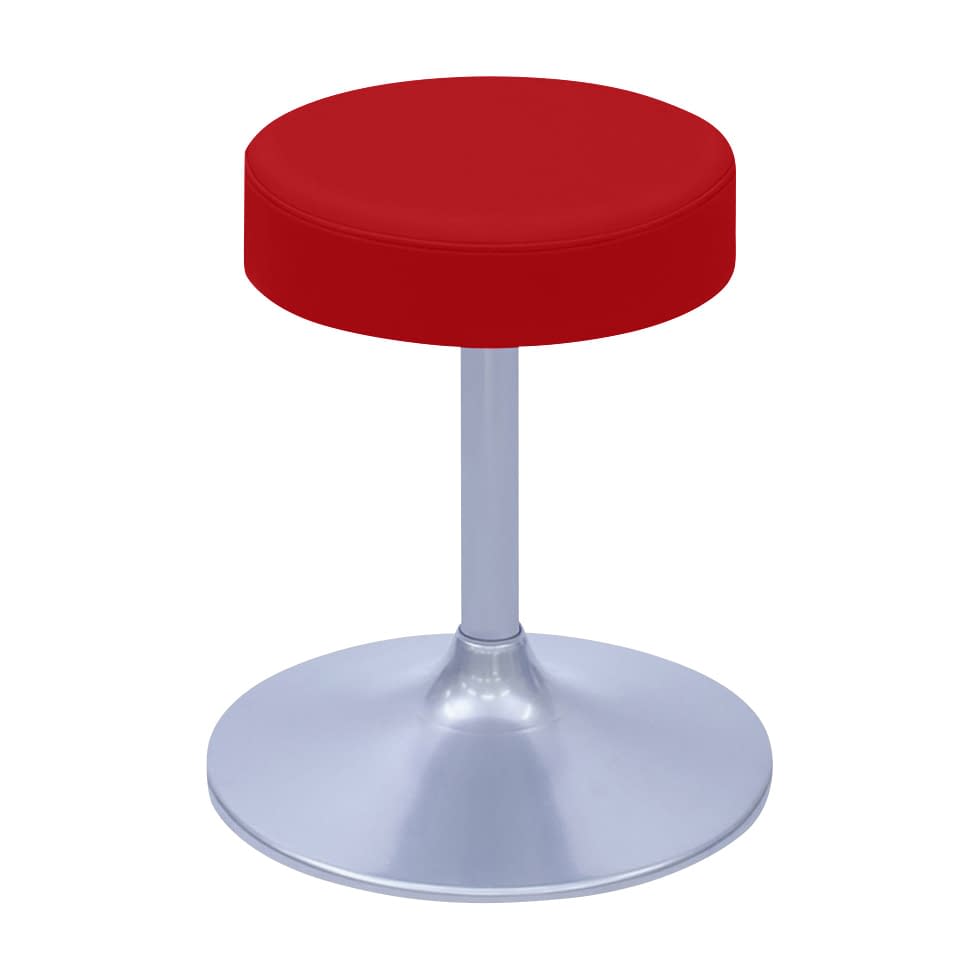 A型クランケチェアー φ360mm 24-9896-0008 ビニルレザーレッド 高田ベッド製作所 TB-1562-01(H450)