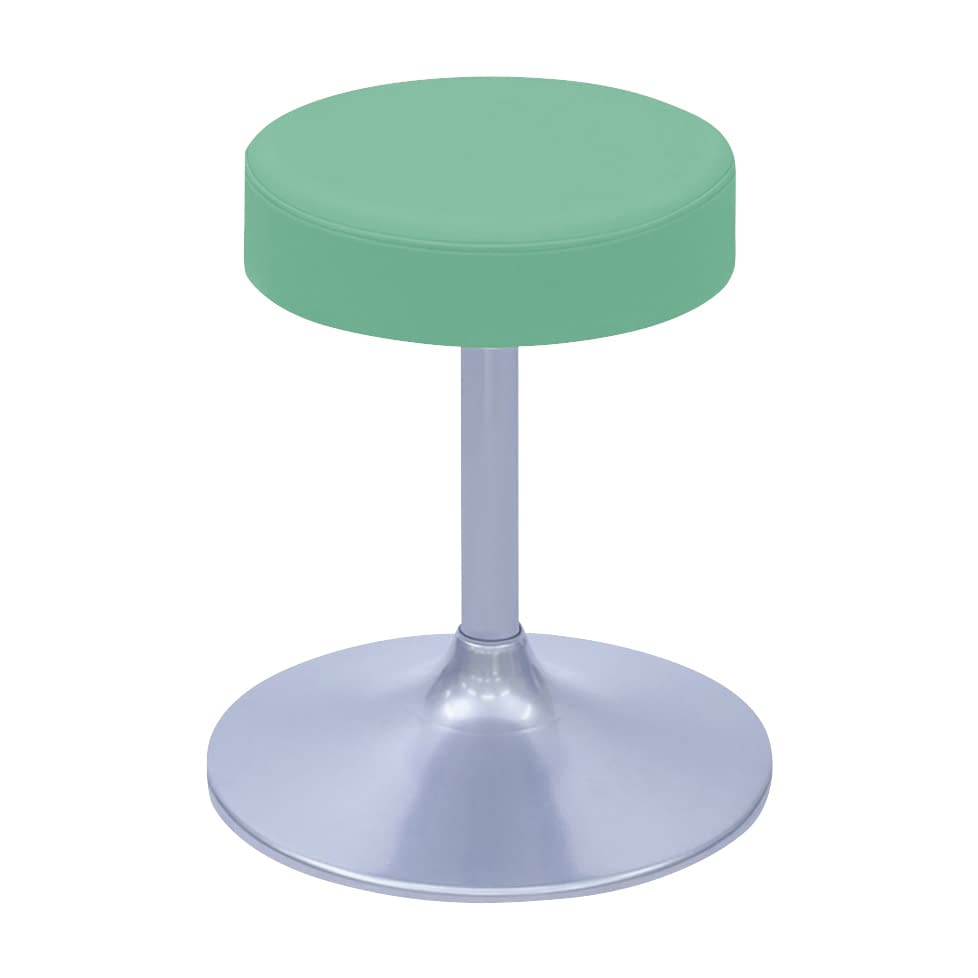 A型クランケチェアー φ360mm 24-9896-0011 ビニルレザーライトグリーン 高田ベッド製作所 TB-1562-01(H450)