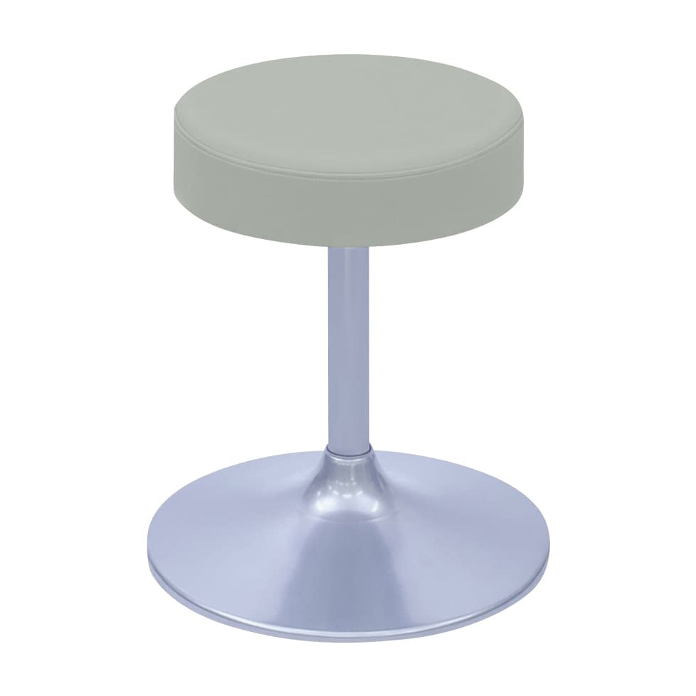 A型クランケチェアー φ360mm 24-9896-0015 ビニルレザーグレー 高田ベッド製作所 TB-1562-01(H450)