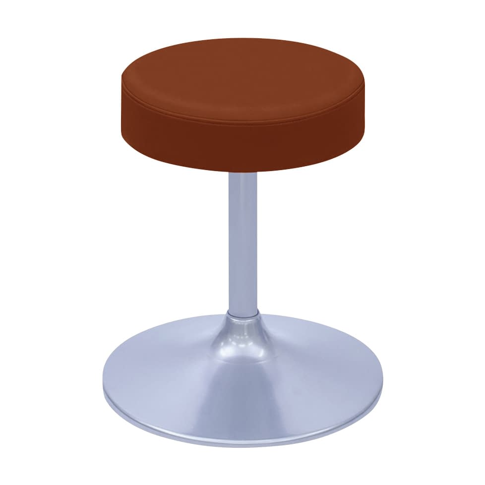 A型クランケチェアー φ360mm 24-9896-0016 ビニルレザーライトブラウン 高田ベッド製作所 TB-1562-01(H450)