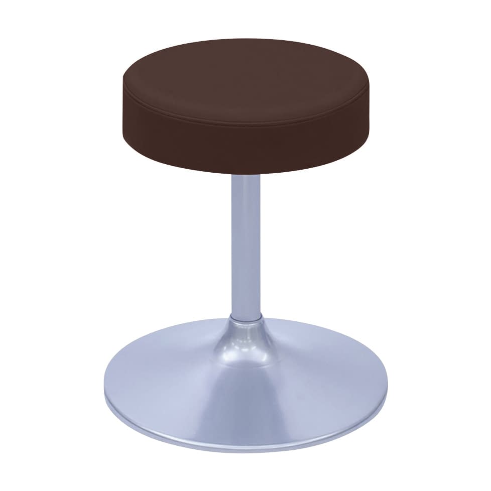 A型クランケチェアー φ360mm 24-9896-0017 ビニルレザー茶 高田ベッド製作所 TB-1562-01(H450)