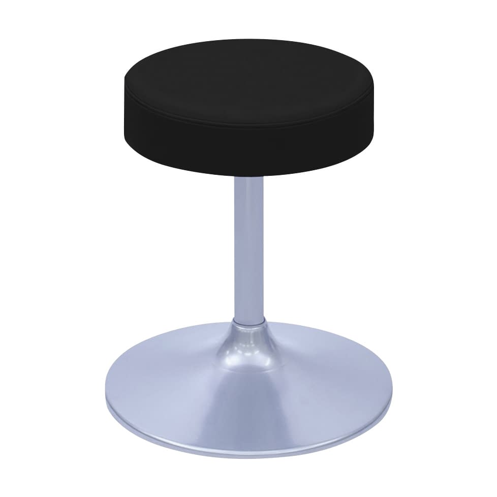 A型クランケチェアー φ360mm 24-9896-0018 ビニルレザー黒 高田ベッド製作所 TB-1562-01(H450)