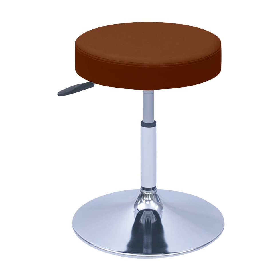 G型クランケチェアー φ390mm 24-9897-0016 ビニルレザーライトブラウン 高田ベッド製作所 TB-1562-02(H420-530)