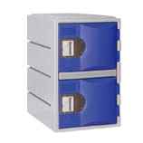 樹脂製耐酸キャビネット＆薬品保管庫 薬品戸棚 25-2279-02 MTーSecurity T-H385M/2