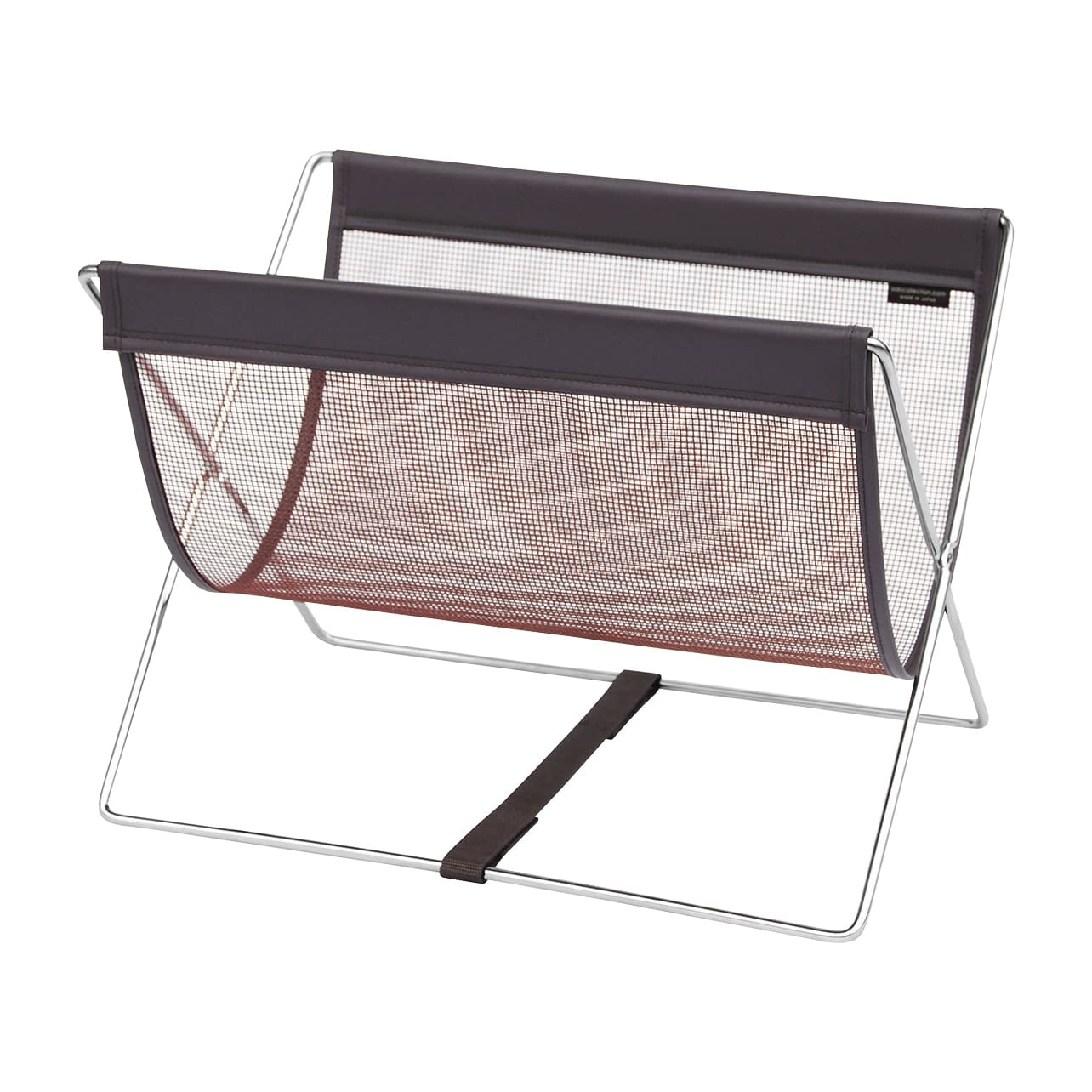 ミニサイドワゴン・メッシュレザー調P 脱衣カゴ 24-9891-01 サキ R-368BR