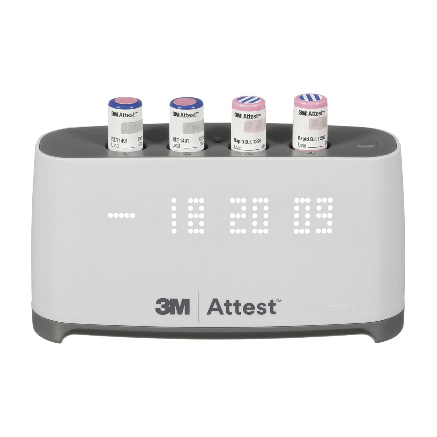 アテストオートリーダー 生物学的インジケーター4本まで同時培養/本体サイズ(幅×奥行×高さ)22cm×23cm×8.5cm 滅菌インジケーター 25-2317-00 スリーエムジャパン 490M
