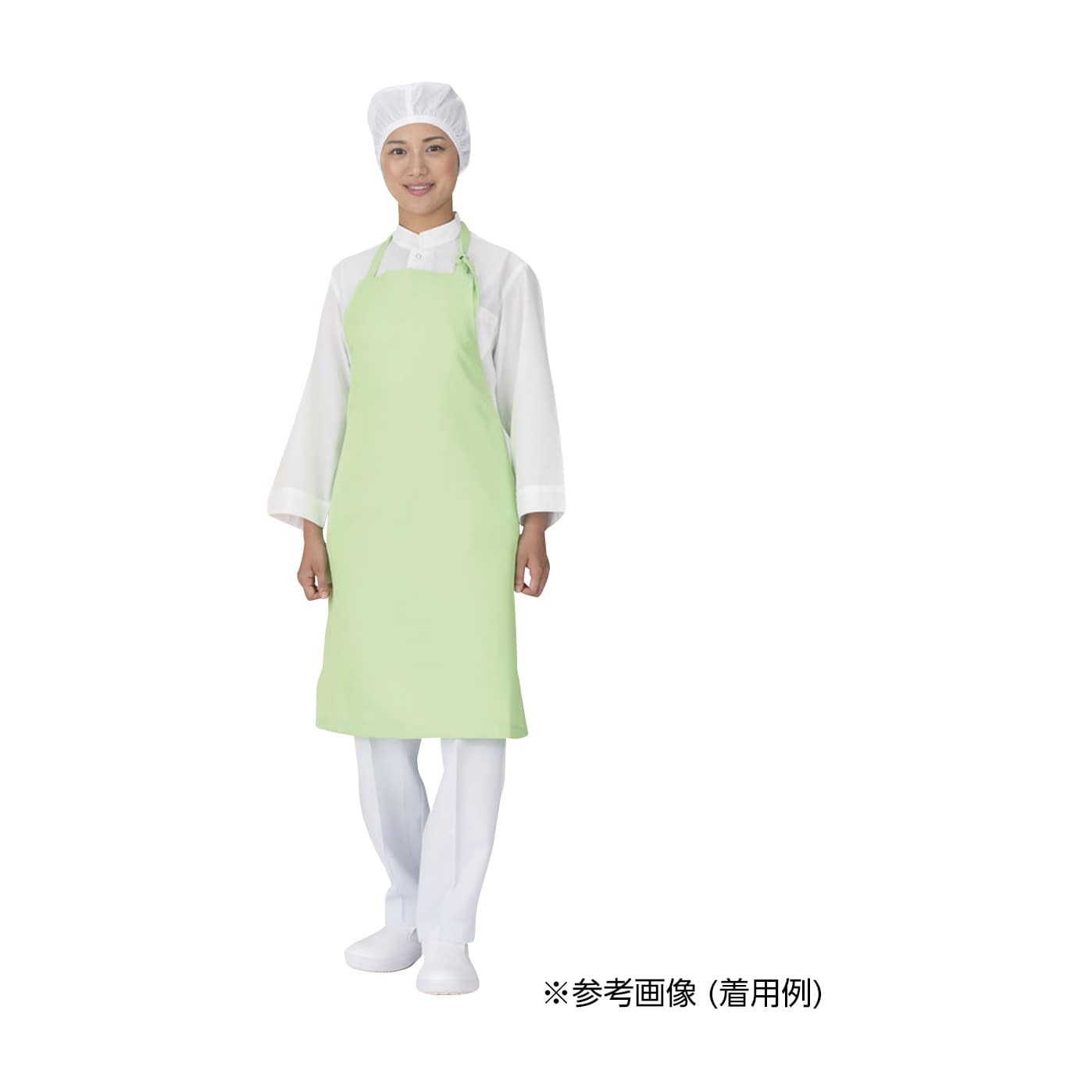 Dr．Earth エプロン(首掛け) ディスポエプロン 24-9611-02 ワコウ E3500-2(ソフトグリーン)