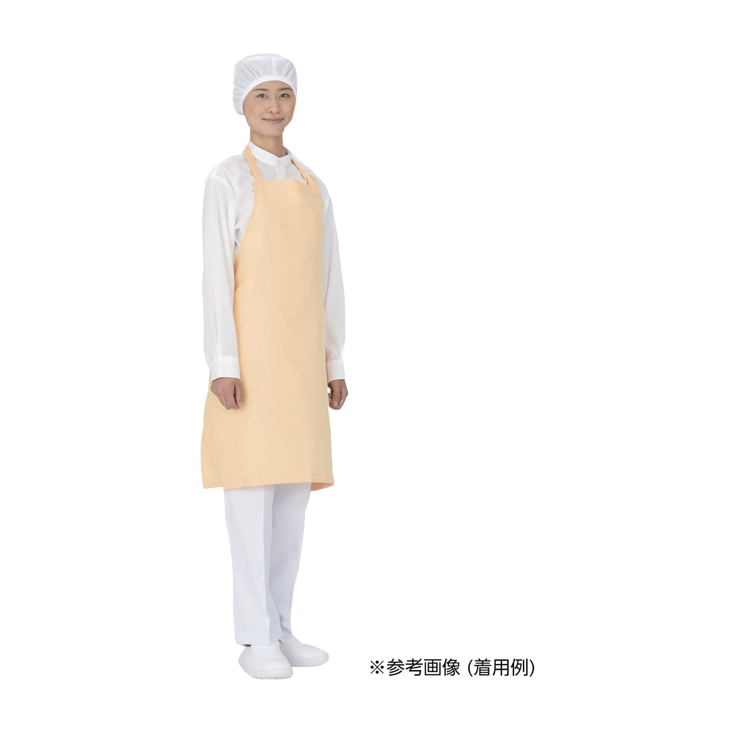 Dr．Earth エプロン(首掛け) ディスポエプロン 24-9611-03 ワコウ E3500-6(オレンジ)