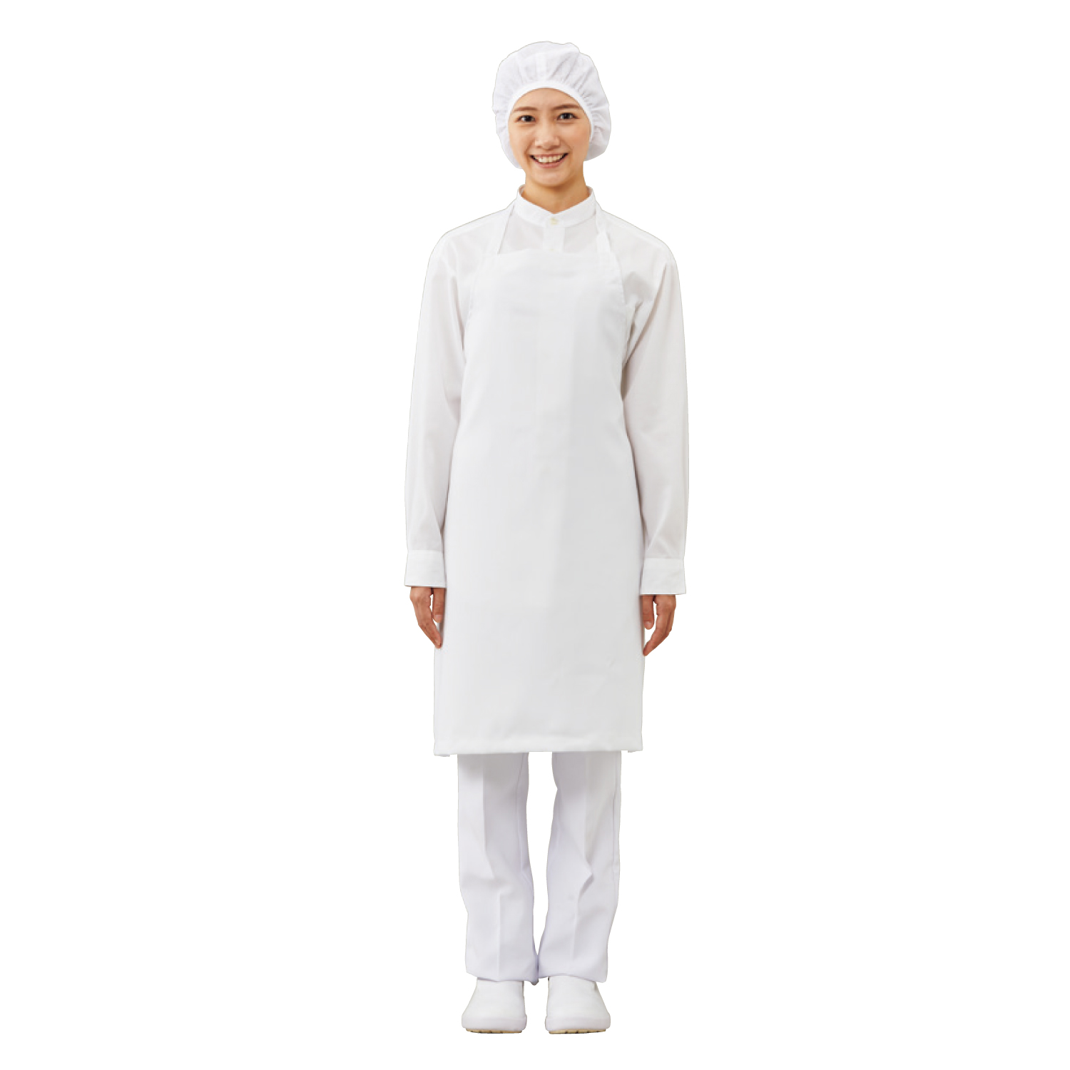 Dr．Earth エプロン(たすき掛 ディスポエプロン 24-9611-04 ワコウ E3500-0T(オフホワイト)