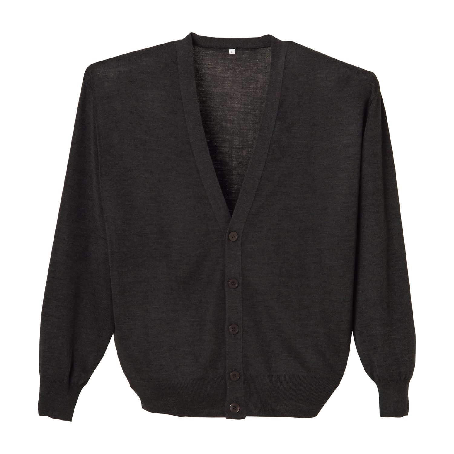 抗ピルメンズカーディガン 25-6526-0004 グレー ディーフェイズ D-2001(S)