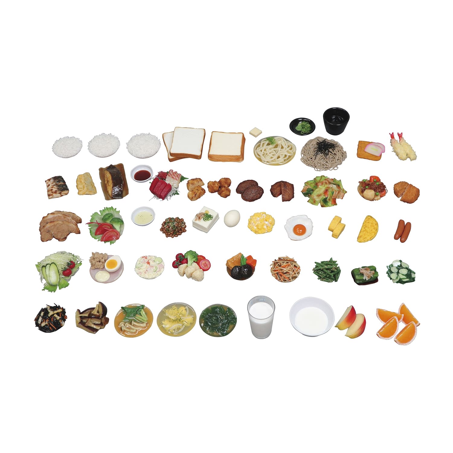 食品交換表に基づいた調理交換モデル 50品セット 25-2419-00 イワイサンプル SKM-50S(50シナ)